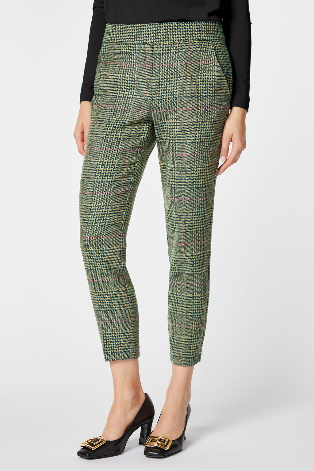 TARTAN TAILORED PANTS