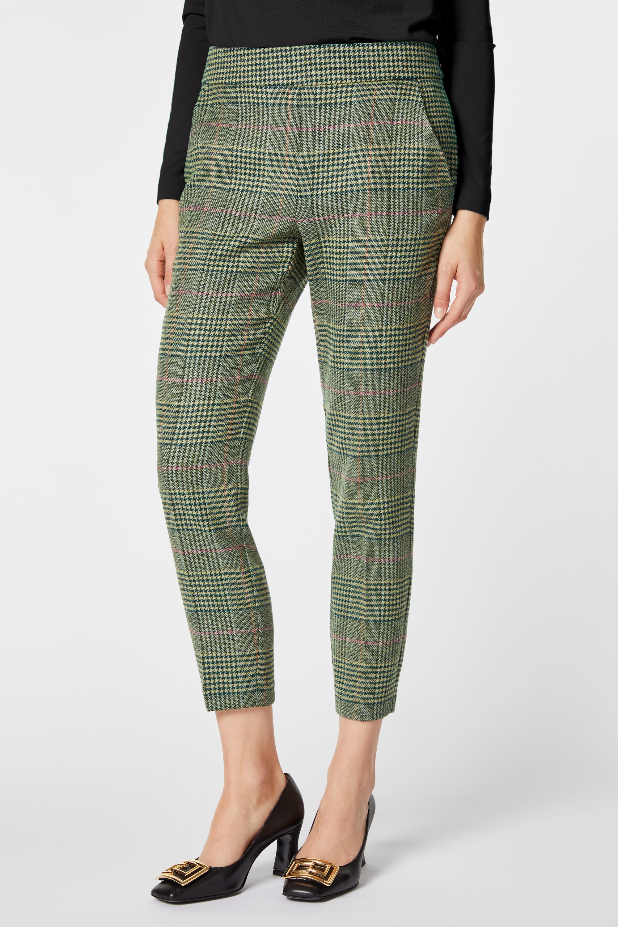 TARTAN TAILORED PANTS