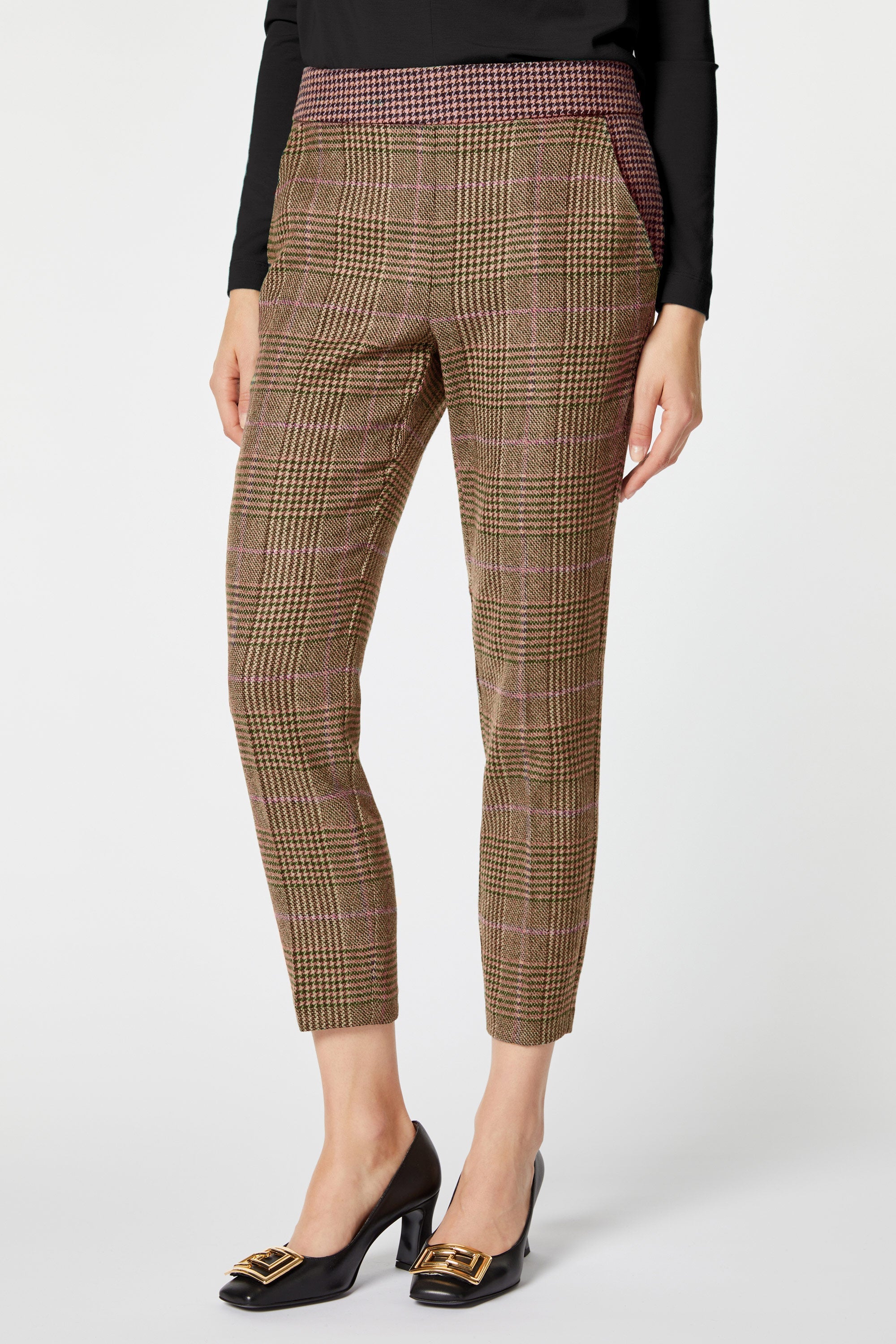 TARTAN TAILORED PANTS