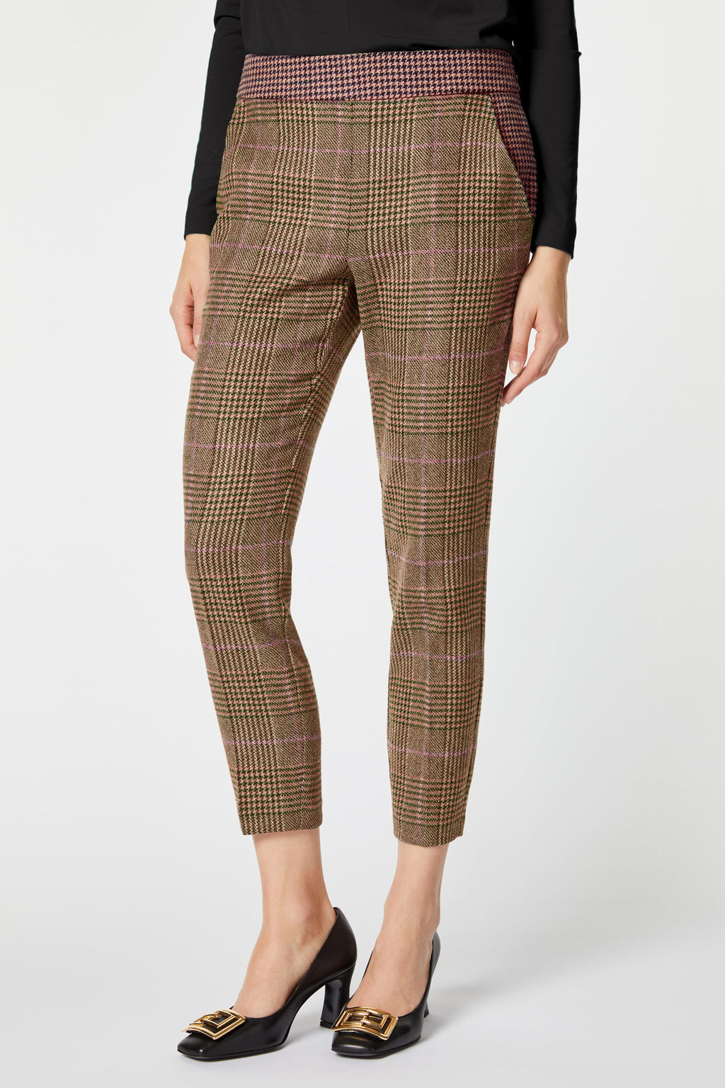 TARTAN TAILORED PANTS