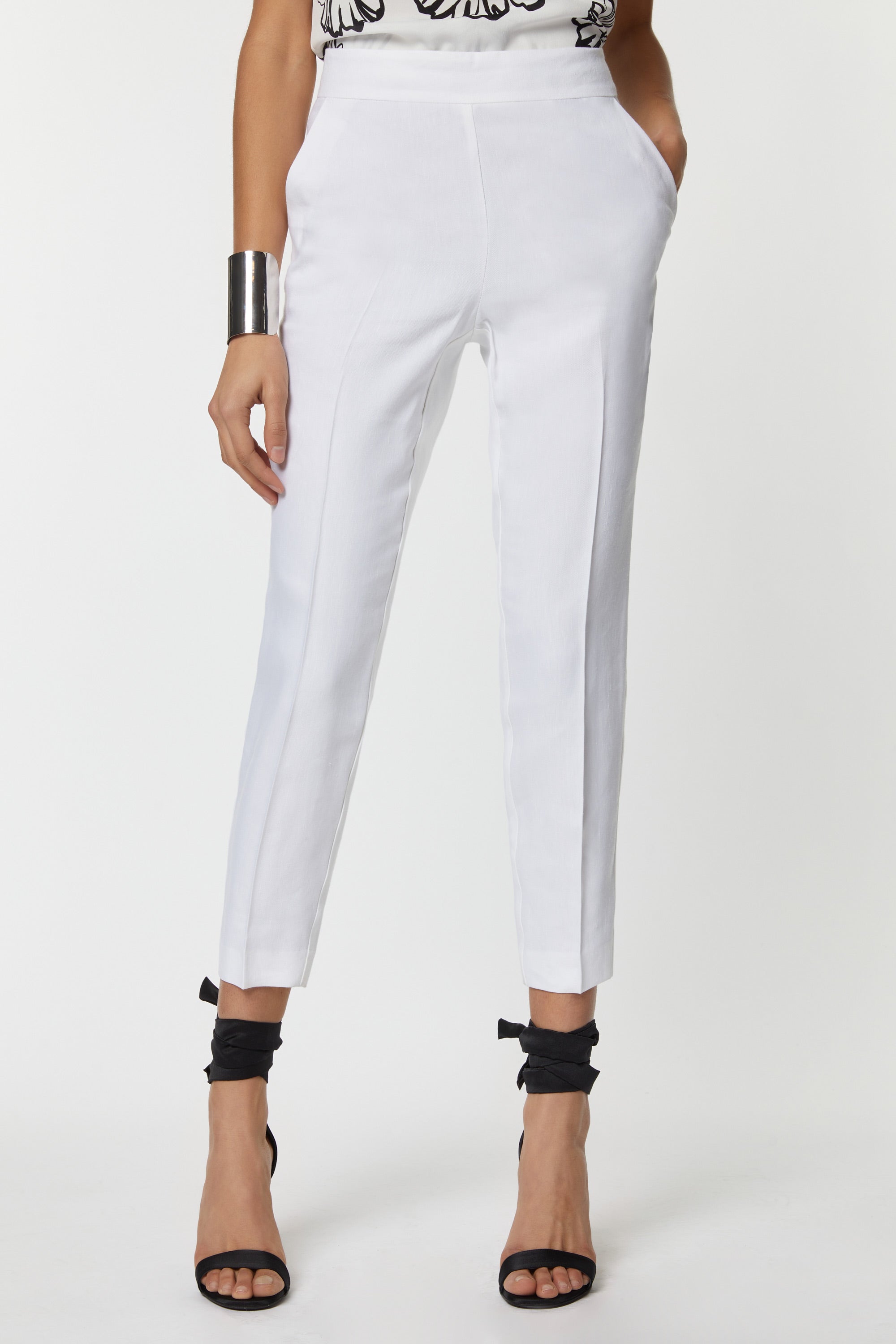 TAILORED LINEN TROUSERS