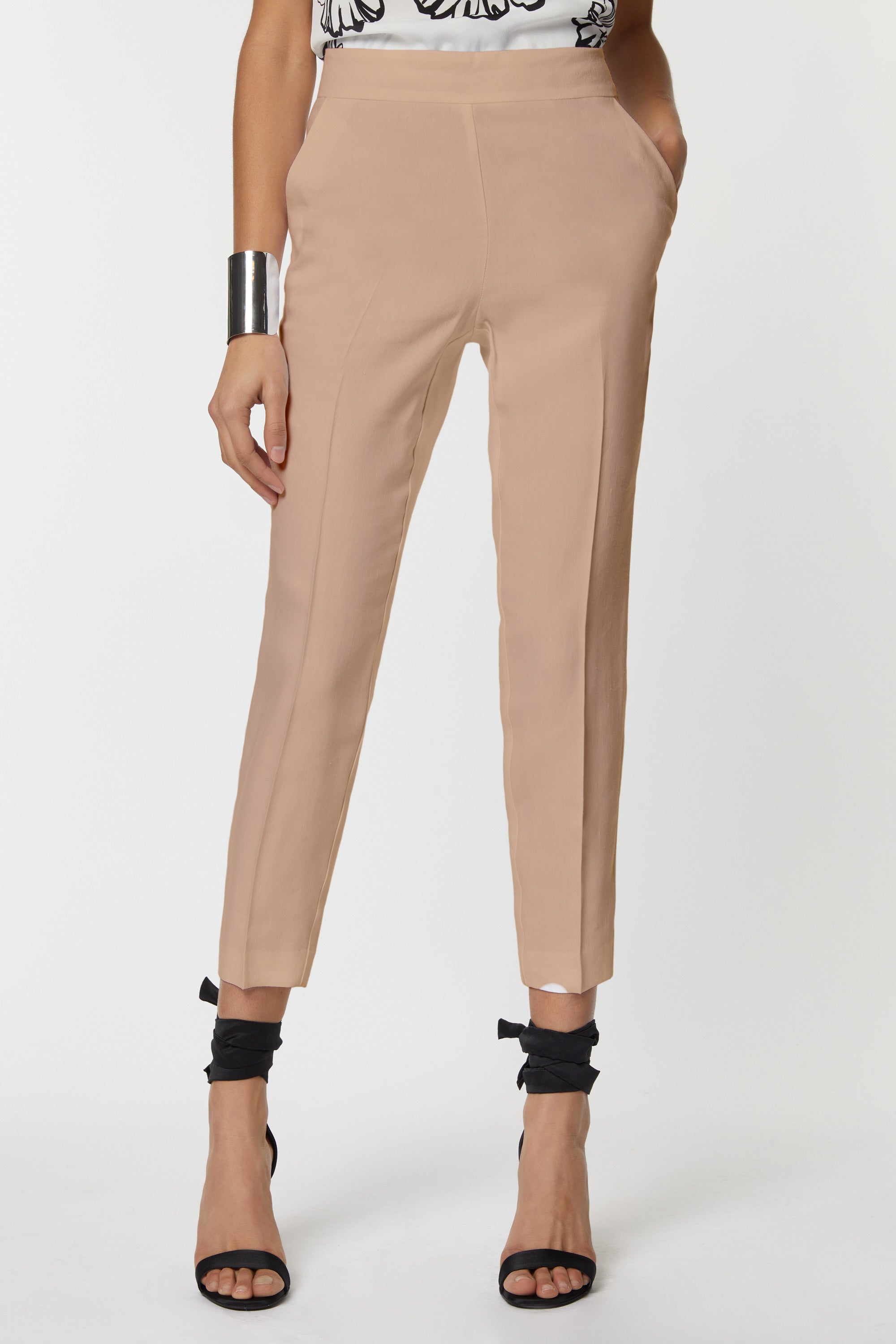 TAILORED LINEN TROUSERS
