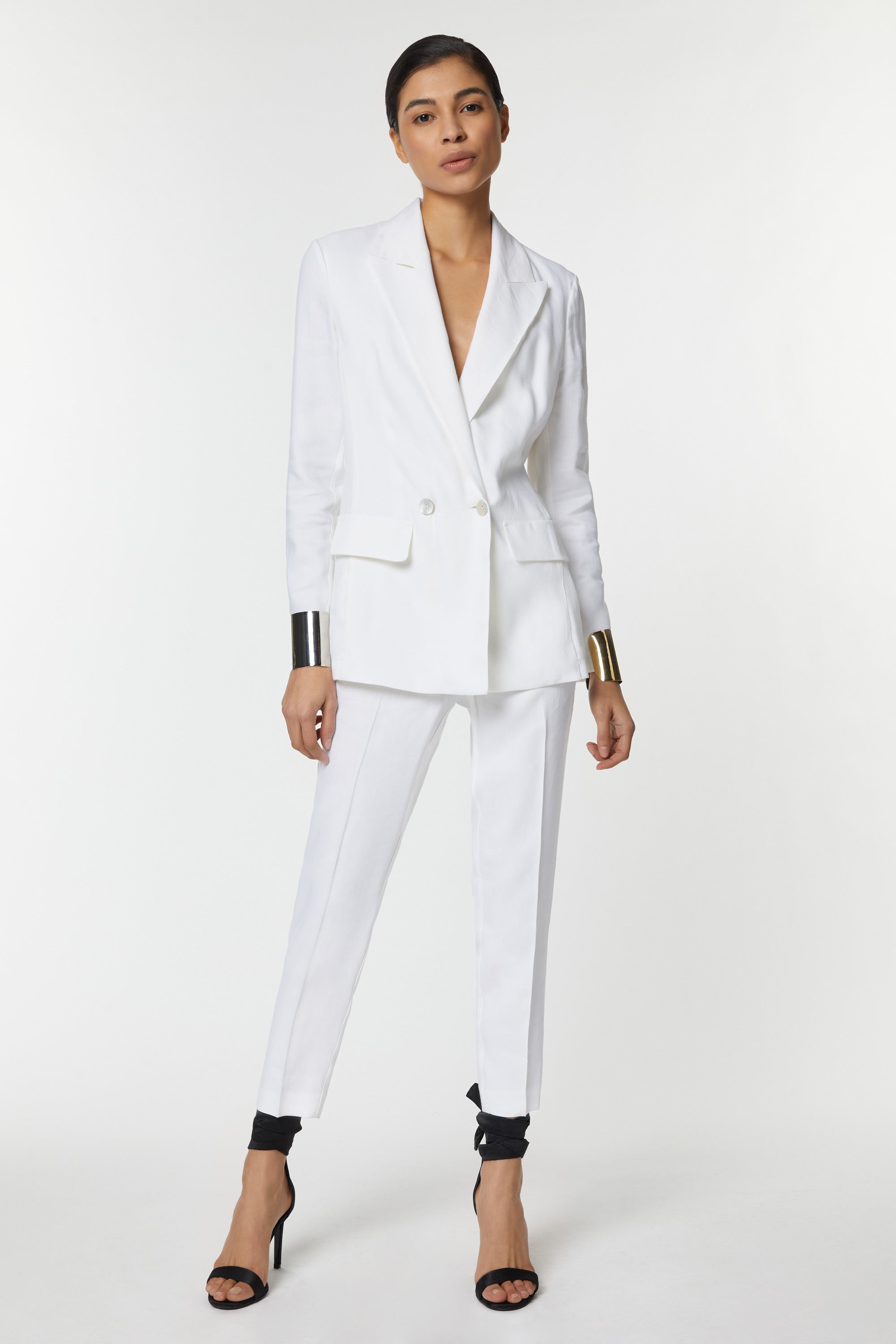 TAILORED LINEN TROUSERS