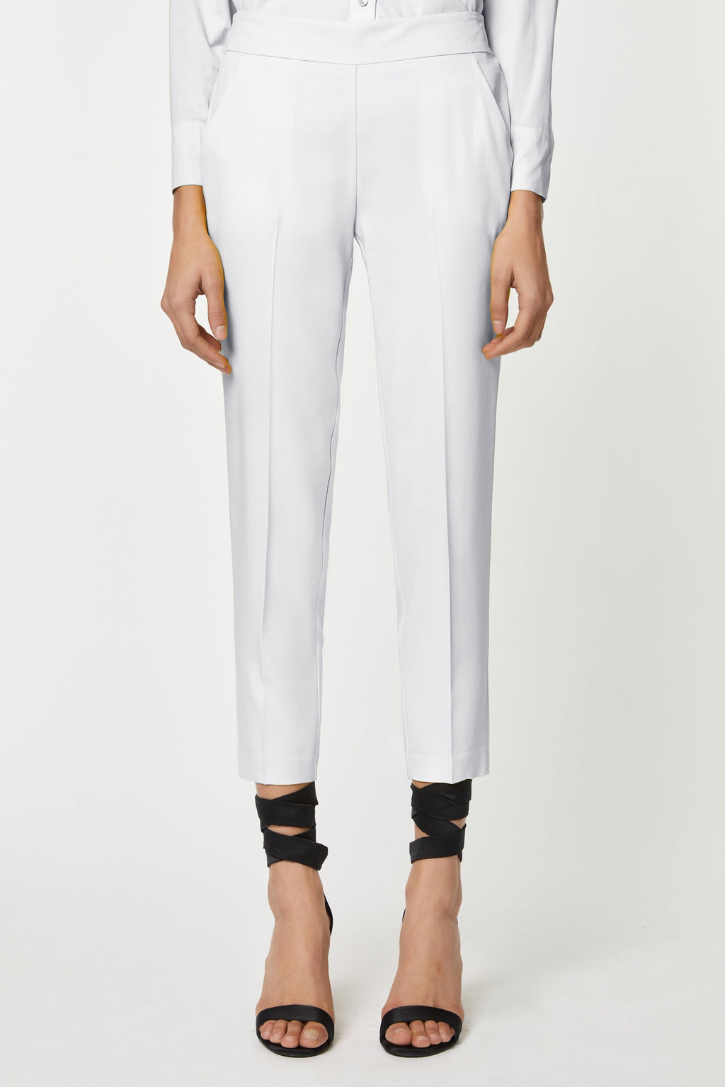 TAILORED PANTS IN VISCOSE CRÊPE