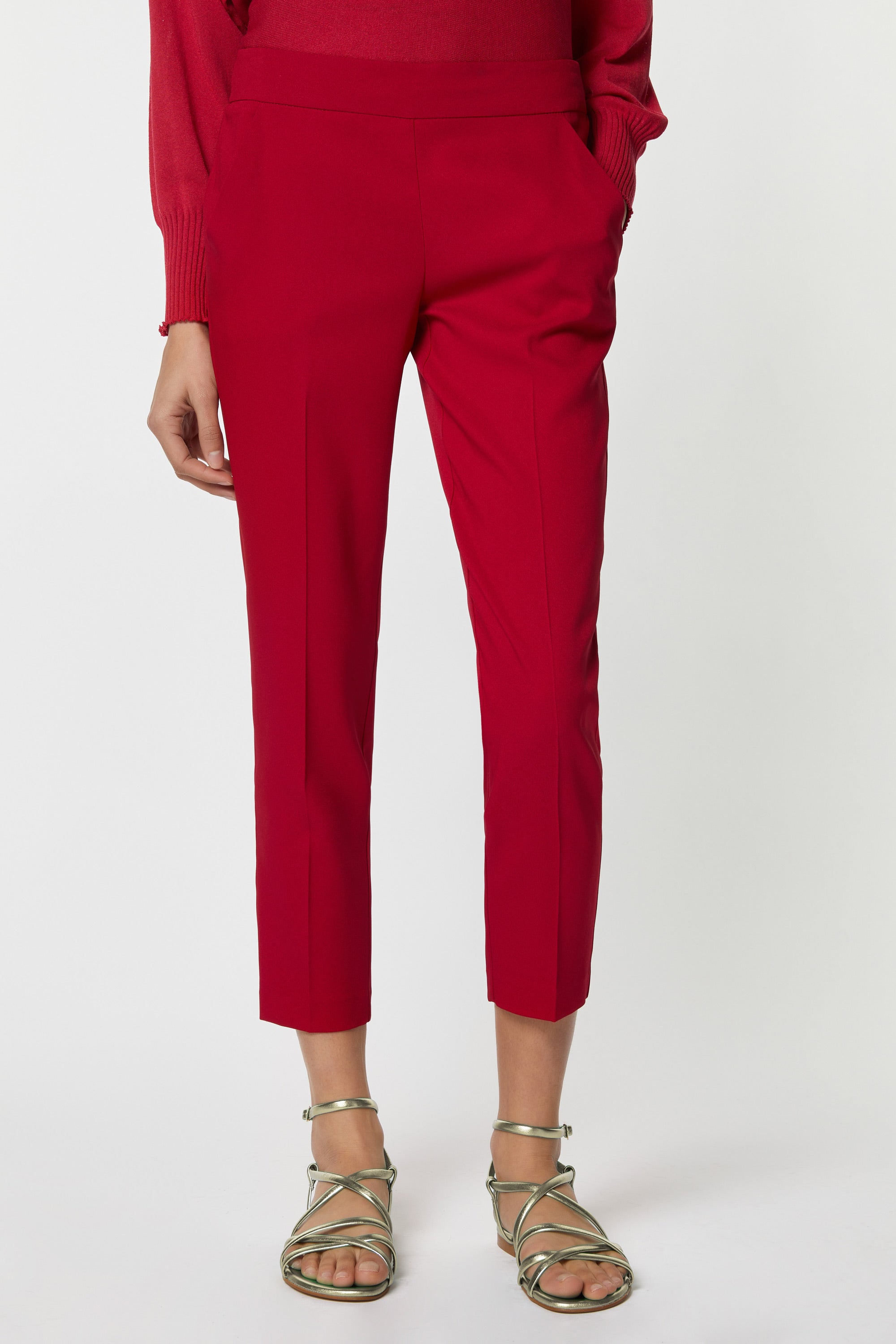 TAILORED PANTS IN VISCOSE CRÊPE