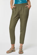 LINEN SLIM PANTS