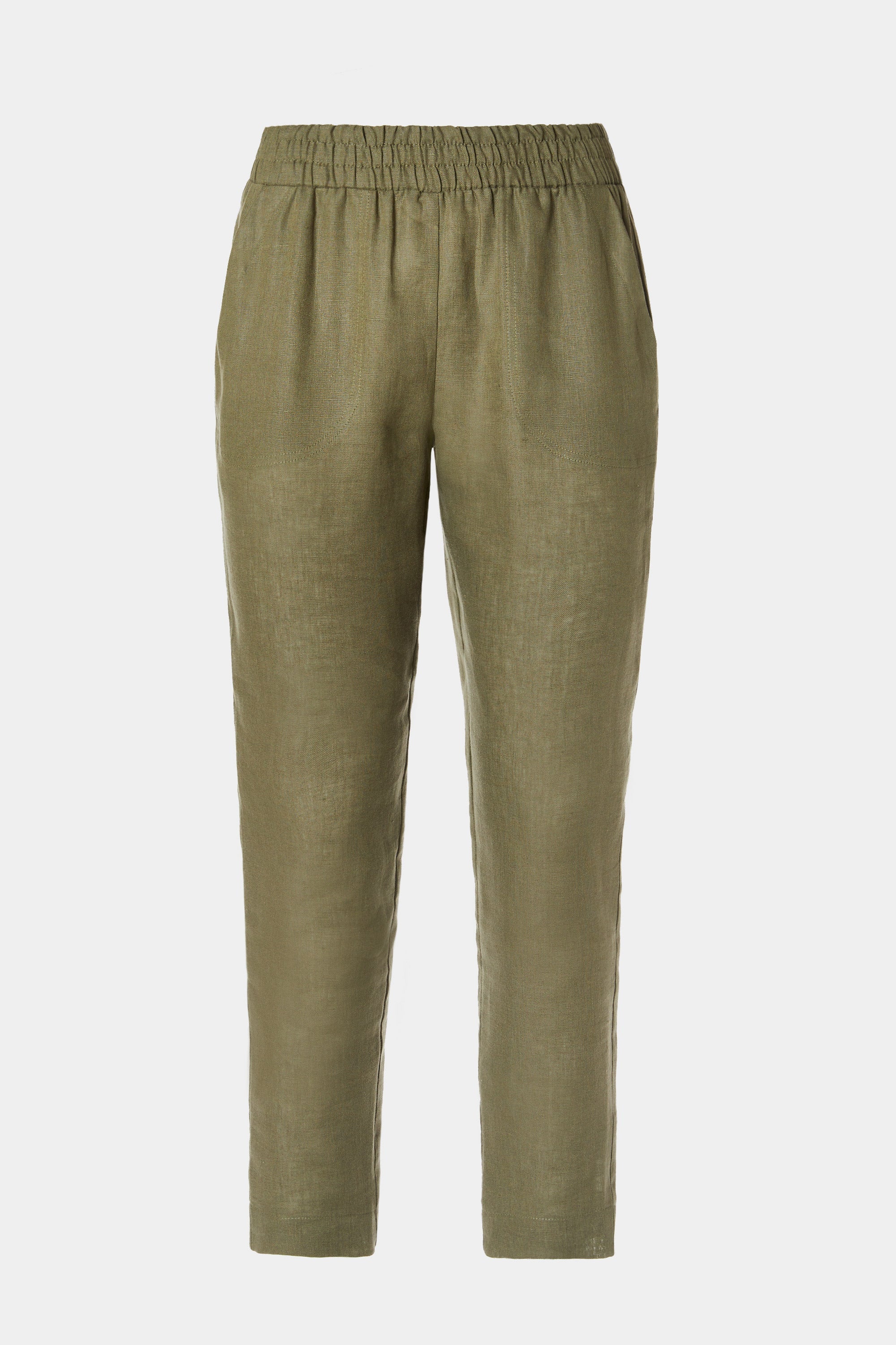 LINEN SLIM PANTS