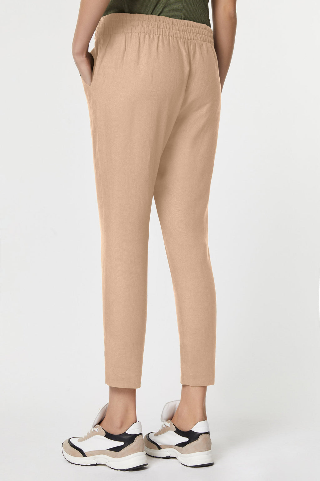 LINEN SLIM PANTS