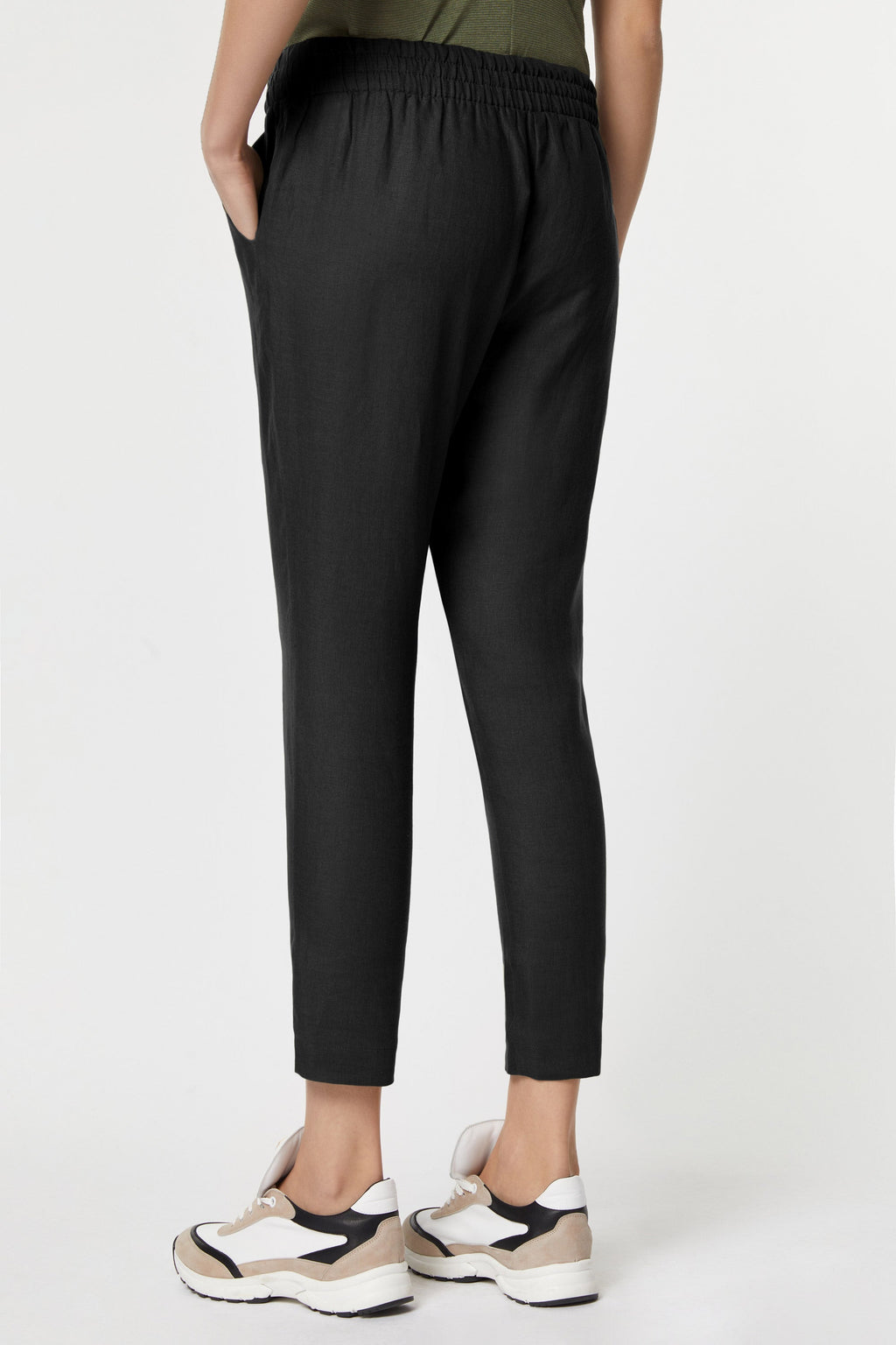 LINEN SLIM PANTS