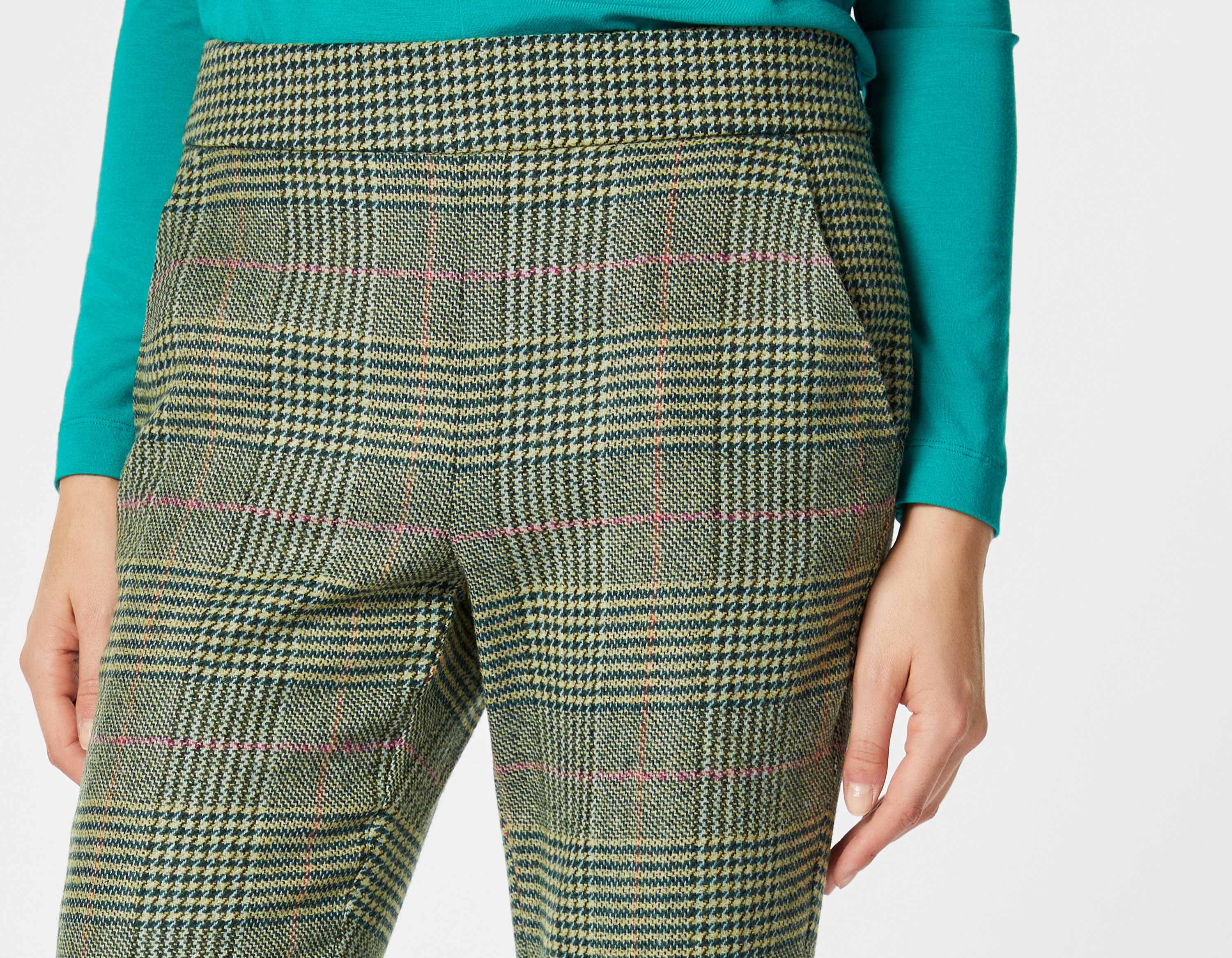 TARTAN TAILORED PANTS